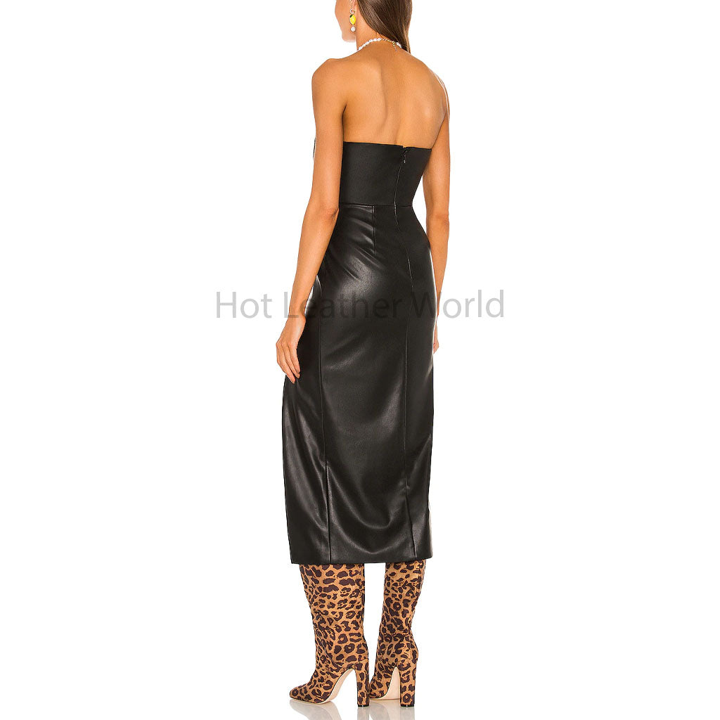 Elegant Leather' Dress