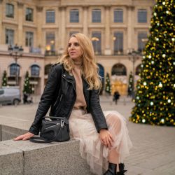 Festive Leather Outfits for the Holidays
