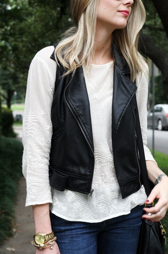 Add Some Leather To Your Outfit