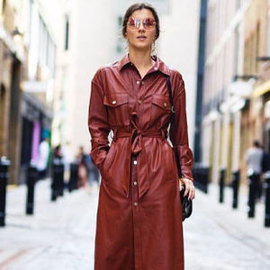 How to Style a Leather Dress for Every Season