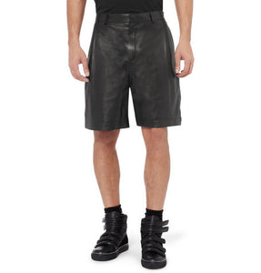 Men Leather Shorts