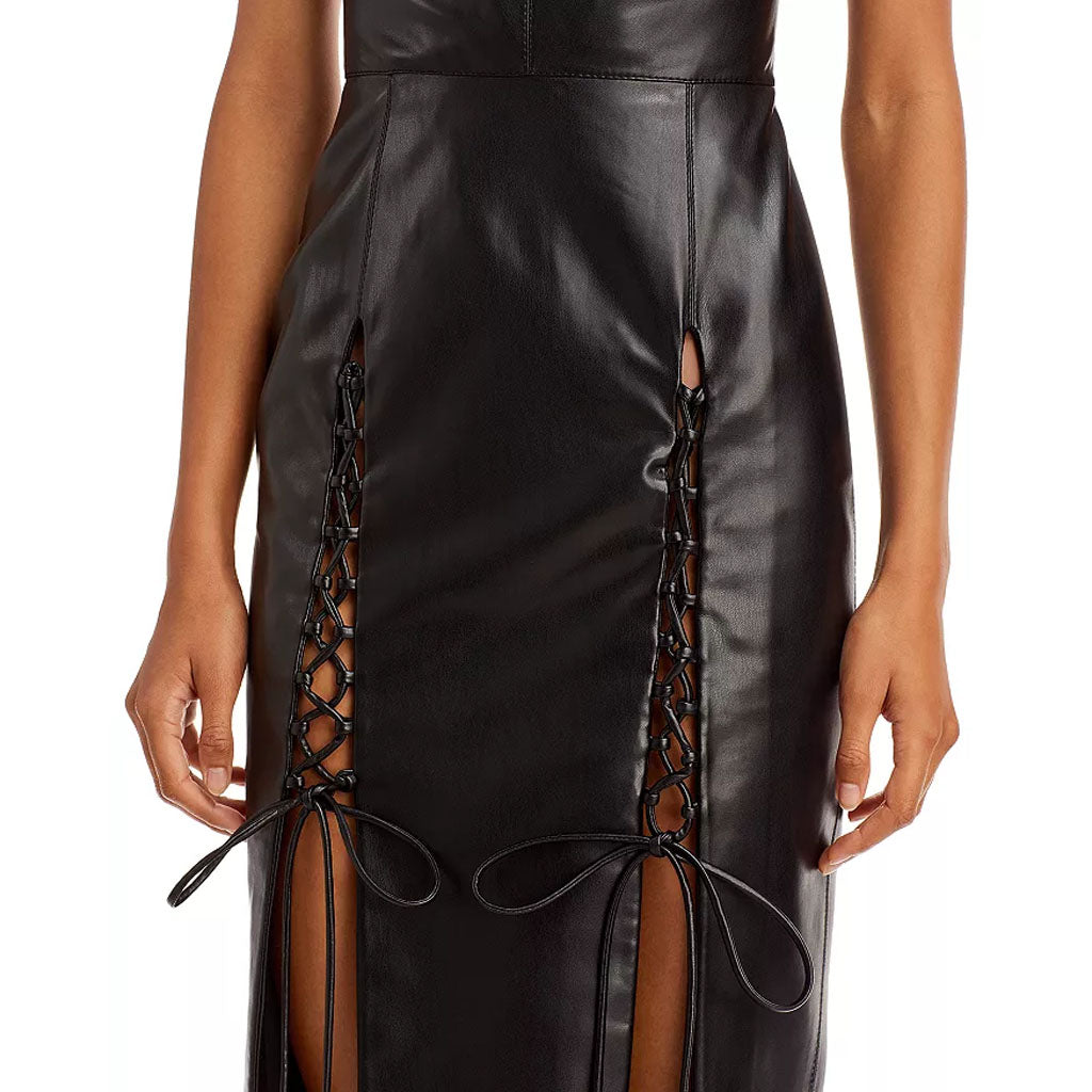 leather dress in summer Amazon.com: Pkfinrd Women's Sexy Leather Spaghetti Straps Dresses Low Cut Sleeveless Backless Slit Hem Party Cocktail Club Midi Bodycon Dress (Color : Brown, Size : Medium) : Clothing, Shoes & Jewelry