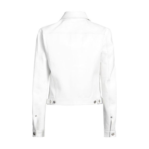 Classic Collar Women Genuine Leather Jacket For Women