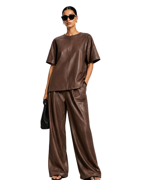 Contemporary Leather Lounge Co-Ord -  HOTLEATHERWORLD
