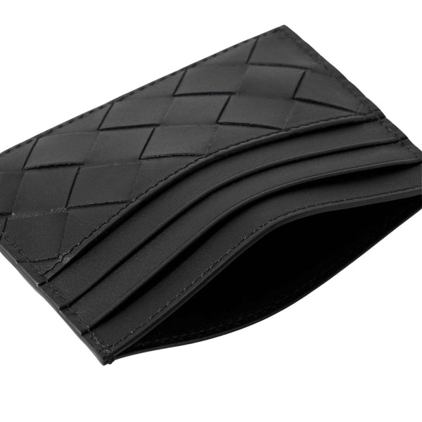 Quilted Design Real Leather Cardholder