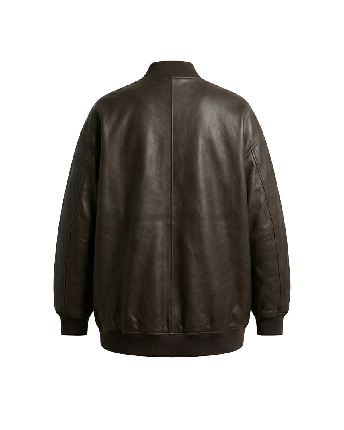 Relaxed Fit Lamb Leather Bomber Jacket | HOTLEATHERWORLD