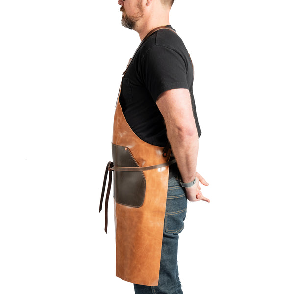 Woodworking, Blacksmithing Genuine Leather Apron For Men