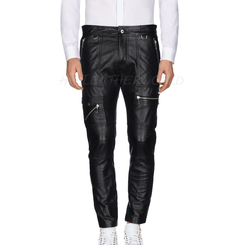 Coût De La Liberté Leather Trousers | H. Lorenzo