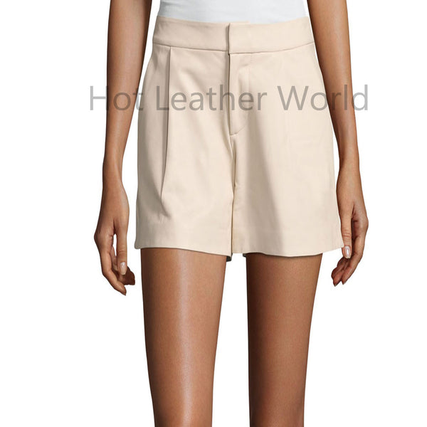 Leather Shorts For Women -  HOTLEATHERWORLD