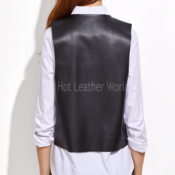 Women Lamb Skin Leather Blazer -  HOTLEATHERWORLD