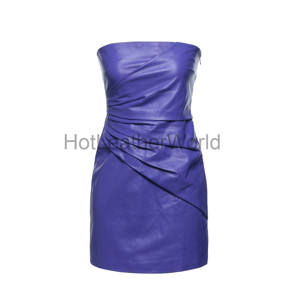purple leather dress Abaya with & Crystals on Sleeves | Modest Fashion | ScillaShop emphasizing your curves and making your figure look slender and sexy Strapless Purple Mini Women Leather