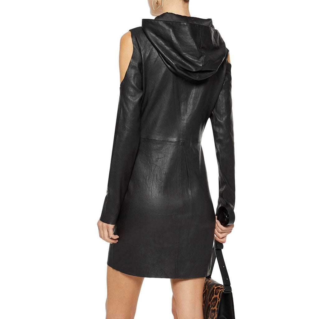 mini winter hooded dress Knit Sweater Dress, Cowl Hood Tunic With Thumb Hole Sleeves A timeless piece that will always be relevant Apexfwdt Womens Ribbed Knit Hoodie