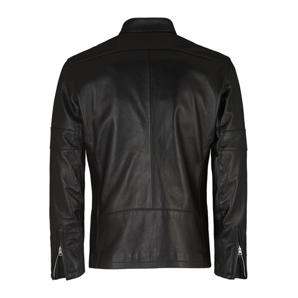 Truly Classic Men Biker Leather Jacket -  HOTLEATHERWORLD